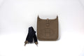 HERMES TPM MINI EVELYNE ETOUPE /BLEU INDIGO SHW