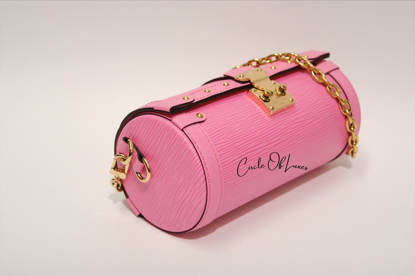 LOUIS VUITTON  PINK PAPILLON EPI GHW