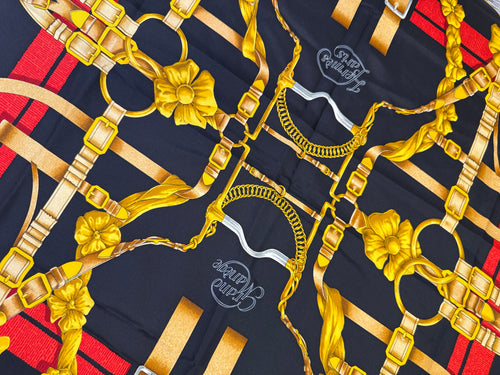 HERMES GRAND MANEGE SILK SCARF