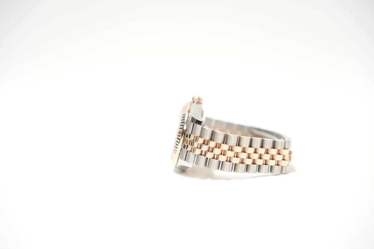 Rolex Datejust 31 Mother of Pearl Diamond Dial, Everose rose gold  ,Jubilee Bracelet