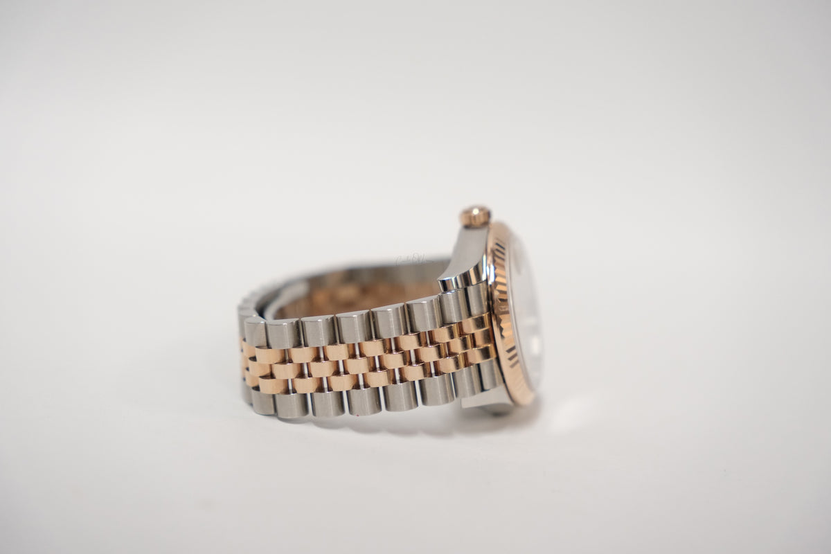 Rolex Datejust 31 Mother of Pearl Diamond Dial, Everose rose gold  ,Jubilee Bracelet