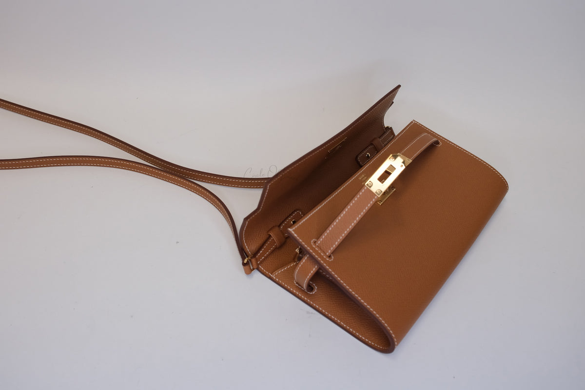 HERMES KELLY TO GO EPSOM GOLD ON GHW NEW