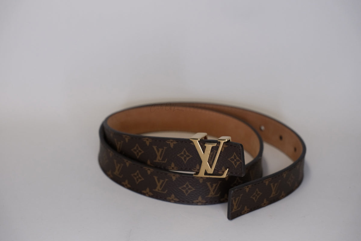 LOUIS VUITTON BELT MONOGRAM GHW SIZE 75