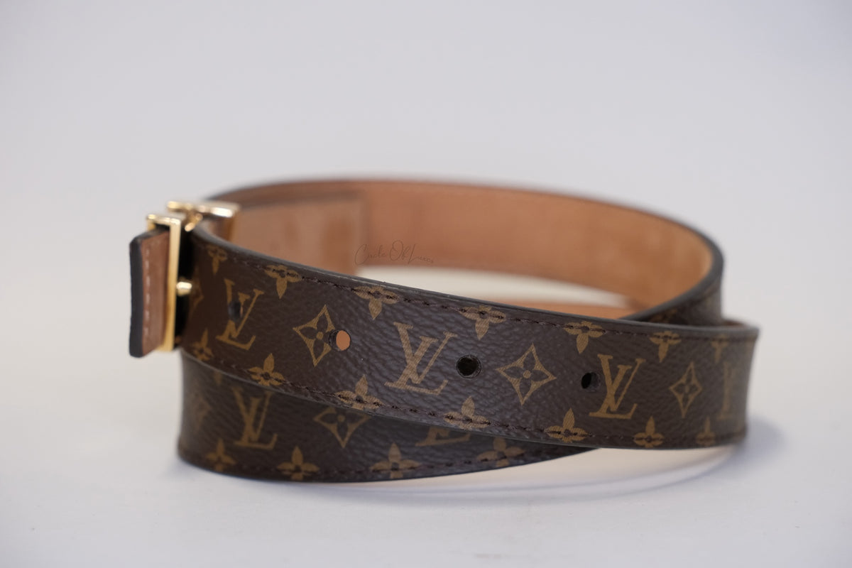 LOUIS VUITTON BELT MONOGRAM GHW SIZE 75