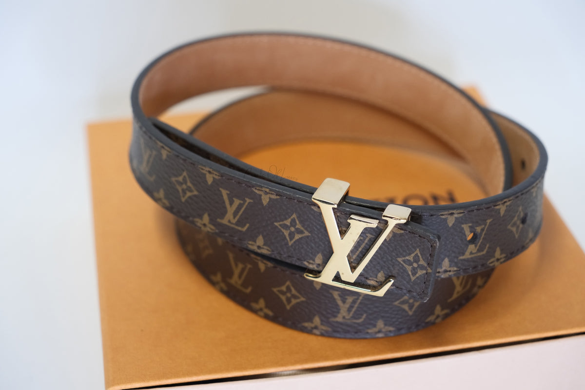 LOUIS VUITTON BELT MONOGRAM GHW SIZE 75