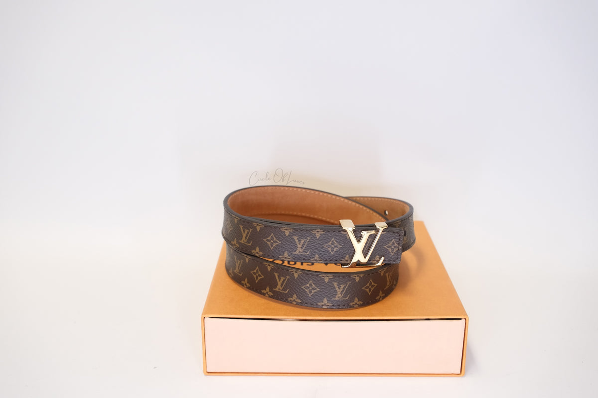 LOUIS VUITTON BELT MONOGRAM GHW SIZE 75