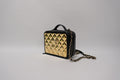 CHANEL GOLDEN PLATE VANITY CASE