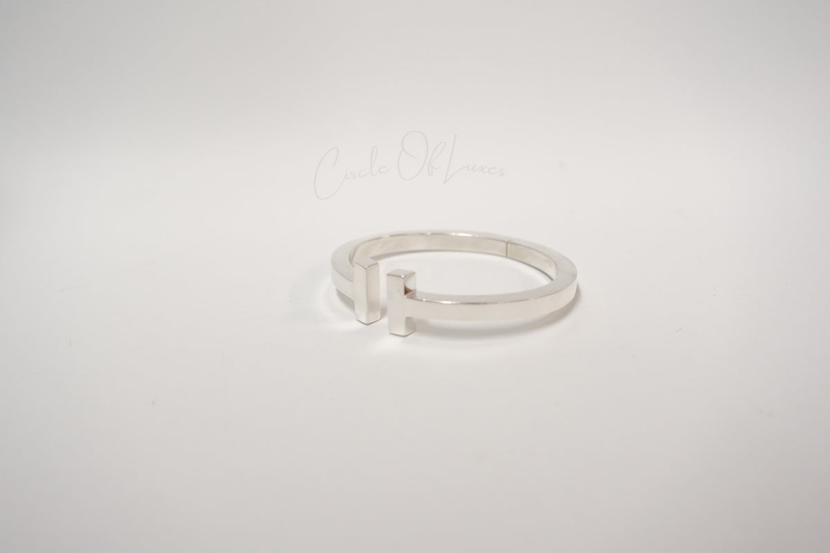 TIFFANY T SQUARE MEDIUM STIRLING SILVER