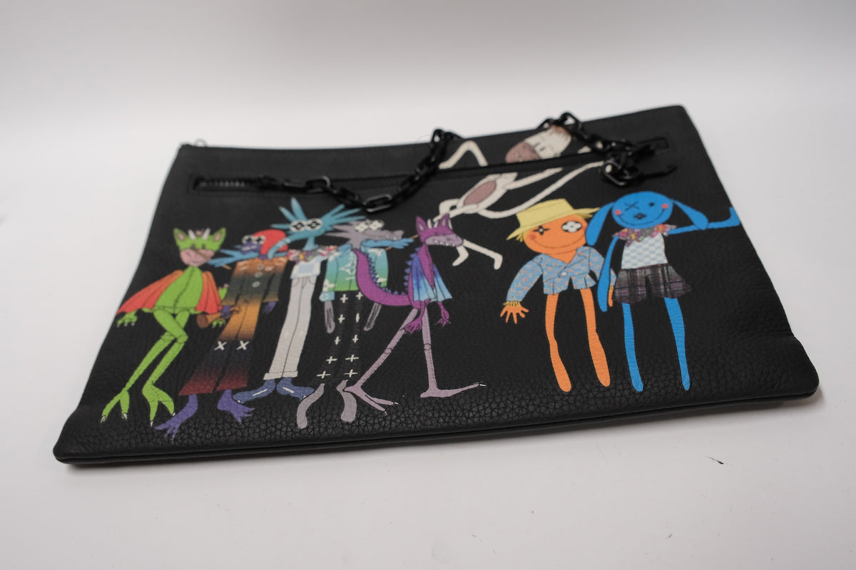 Louis Vuitton Virgil Abloh Clutch Bag "Adventures of Zoom and Friends"