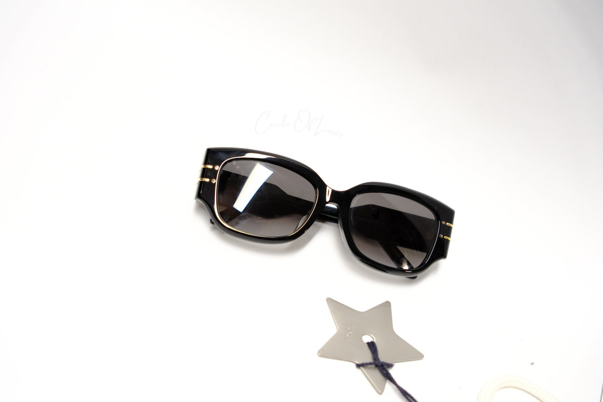 DIOR BLACK SQUARE SUNGLASS