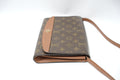 LOUIS VUITTON BORDEAUX VINTAGE CLUTCH BAG MONOGRAM